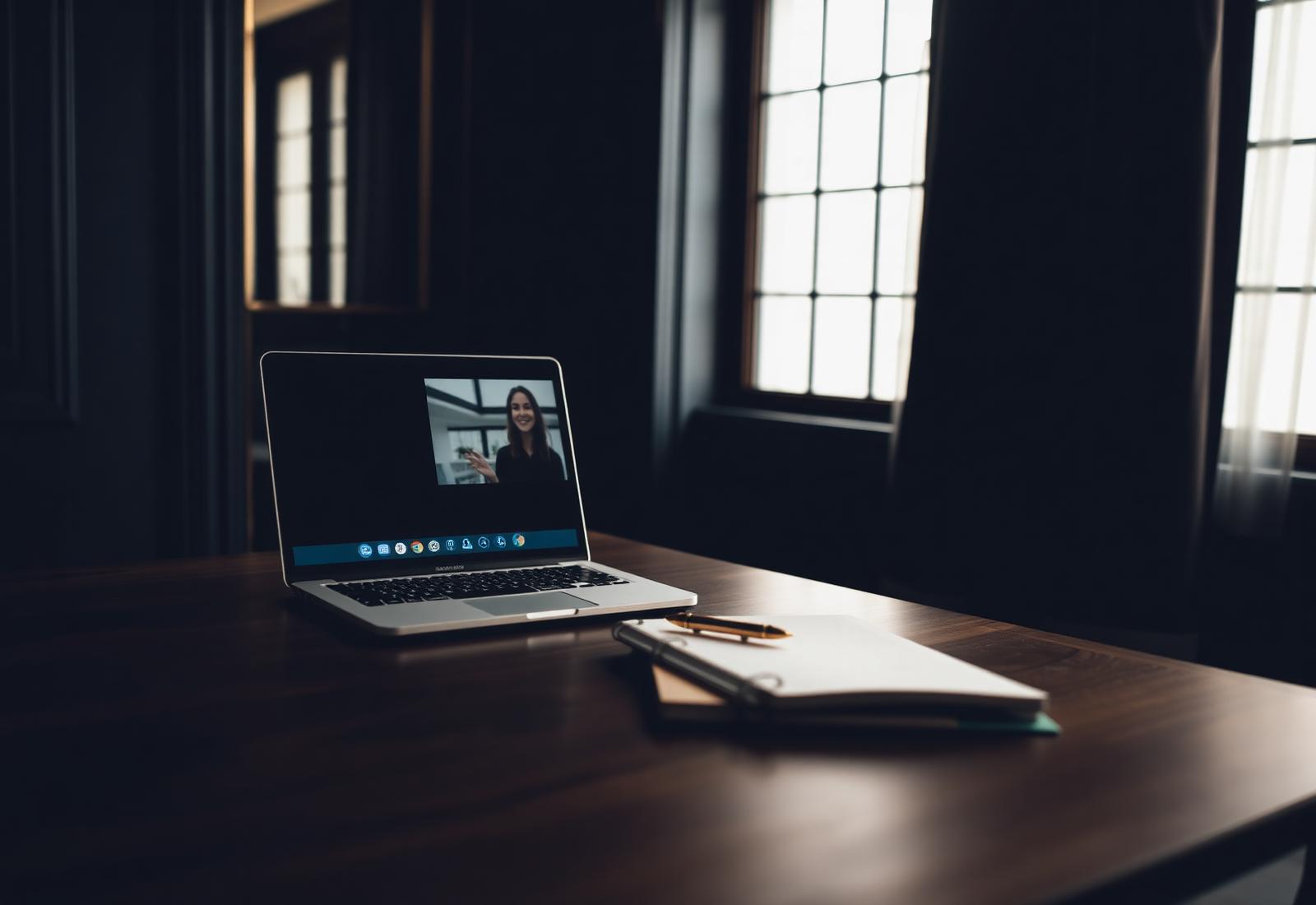 A private one-on-one diagnostic session in progress on a laptop.